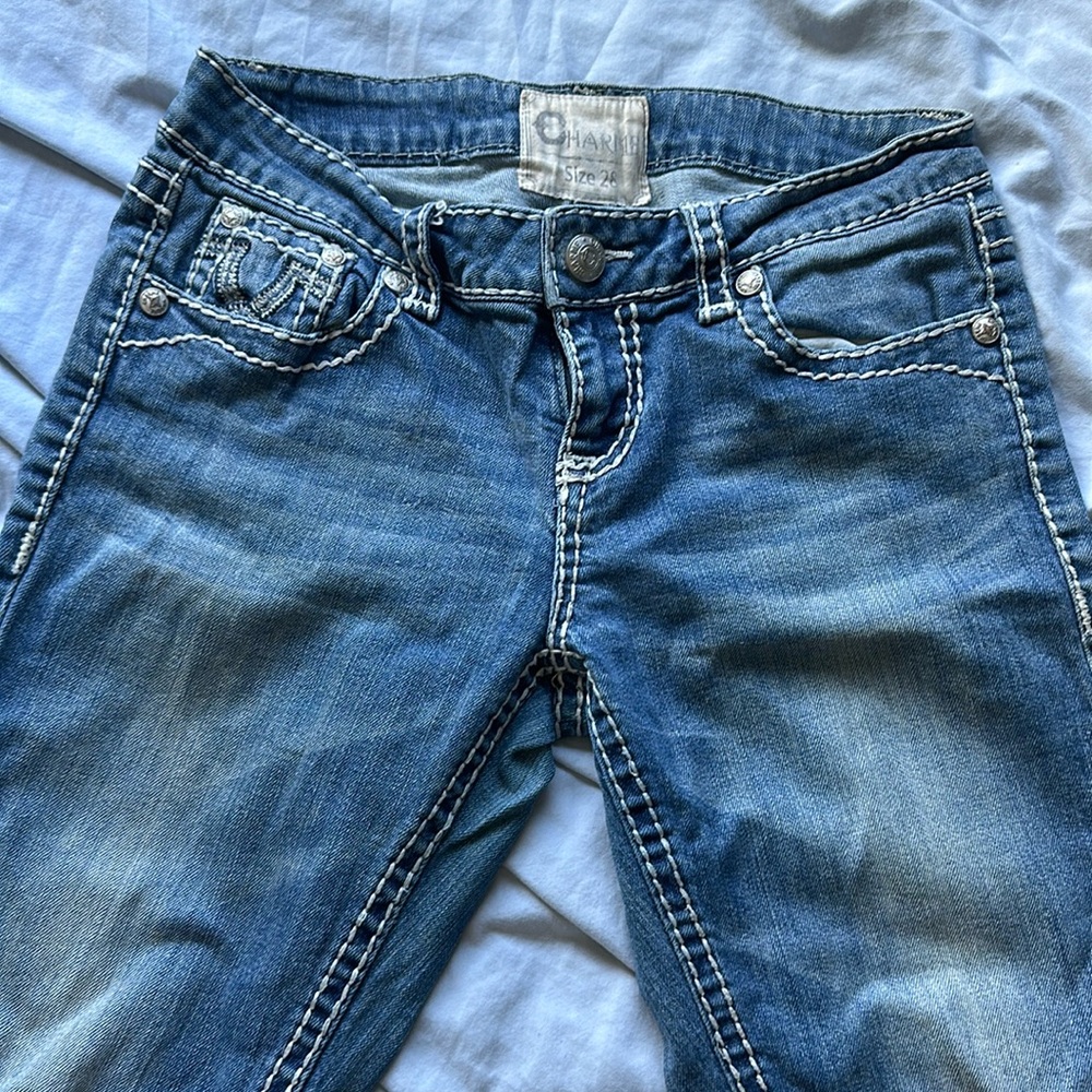 Charme boot cut jeans size 28.